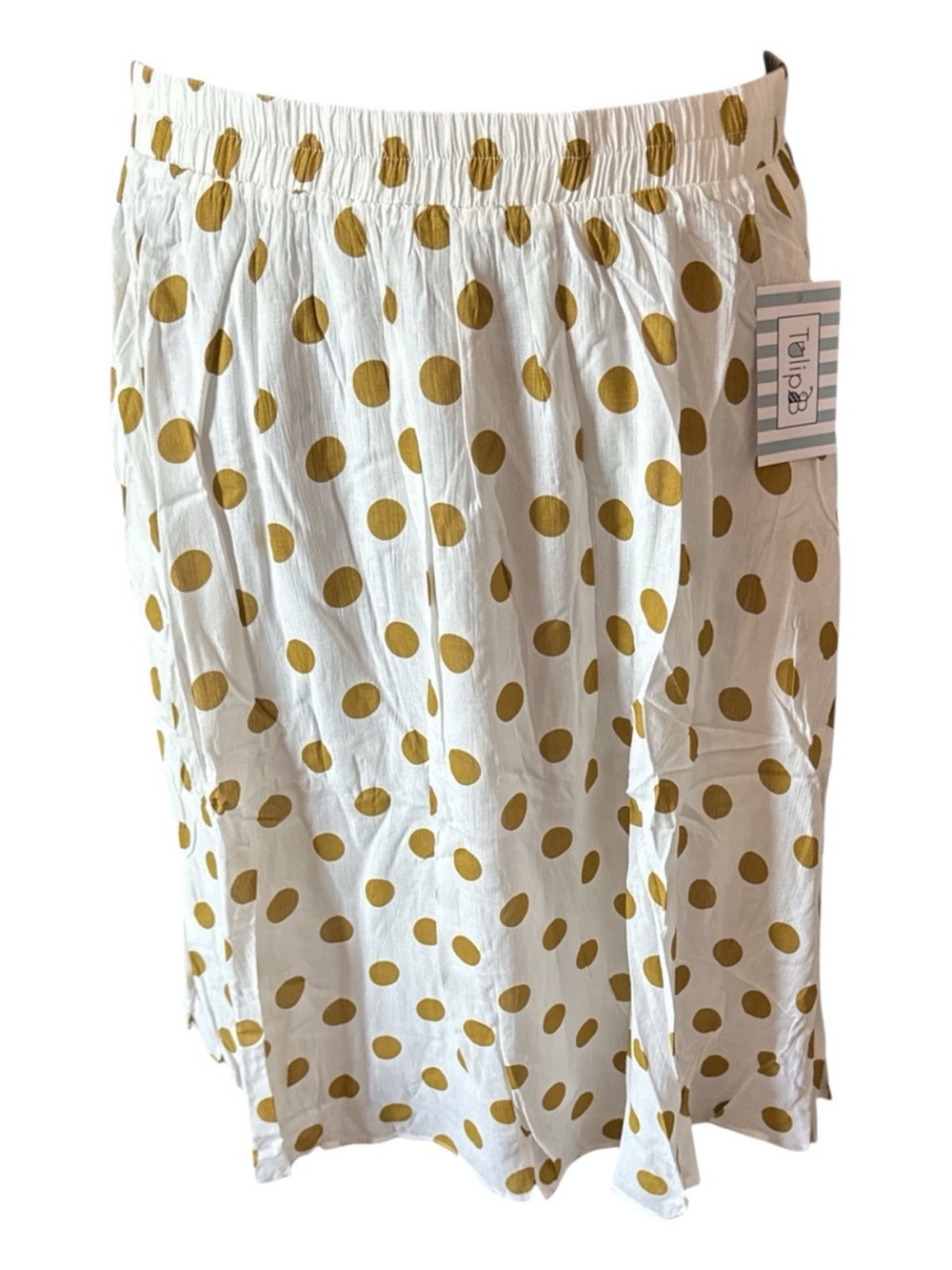 Tulip B Polka Dot Midi Skirt. Size Xl - Picture 3 of 5